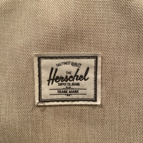 NWOT Herschel Cream Backpack - Picture 2 of 7